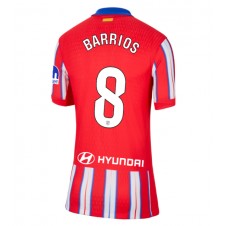 Atletico Madrid Pablo Barrios #8 Hemmatröja Dam 2024-25 Korta ärmar